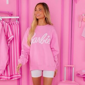 Mumu x Barbie Pink Sweatshirt